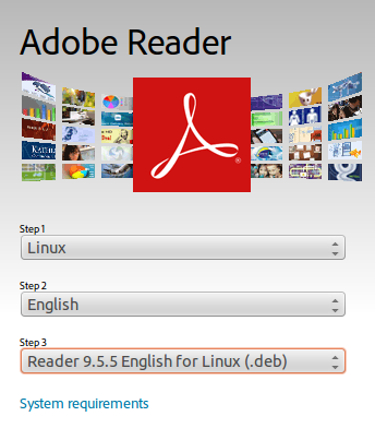 How to install adobe reader in ubuntu 14.04