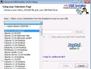 Install ubuntu from usb Step 1