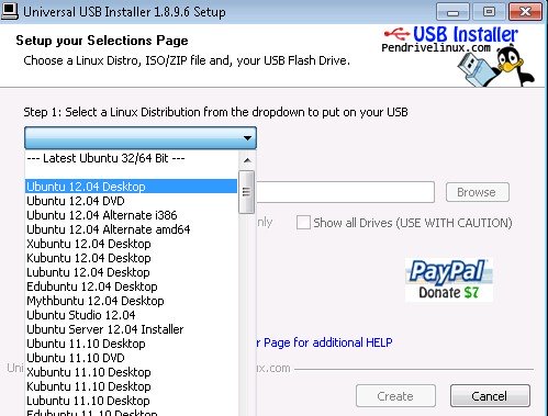 linux lite usb install