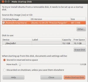 Install ubuntu from usb linux