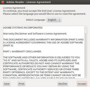 Install adobe reader ubuntu 12.04