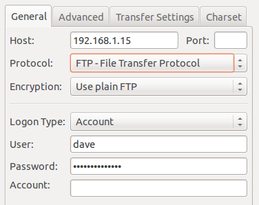 setup ftp server