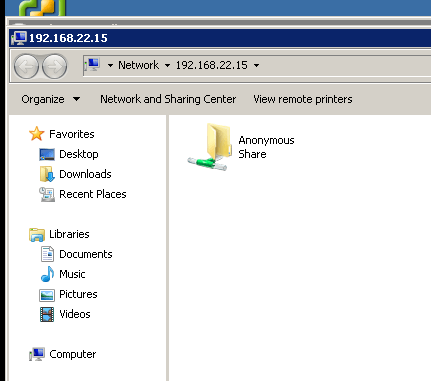 Setup file server on centos 7