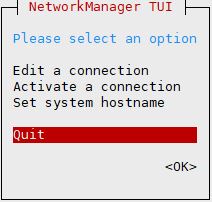 ip address nmtui redhat 8